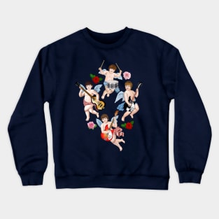 Rock band of cupids Crewneck Sweatshirt